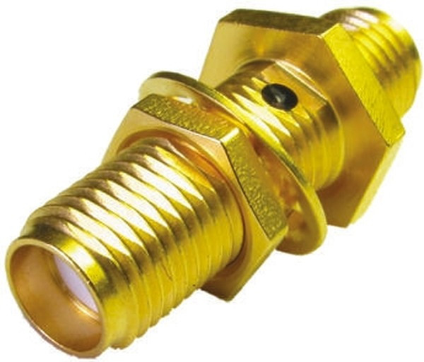 2990-6005, RF Adapters - In Series SMA F to F Bulkhead Adapter