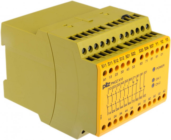 774709, Single/Dual-Channel Safety Switch/Interlock Safety Relay, 24V dc, 6 Safety Contacts