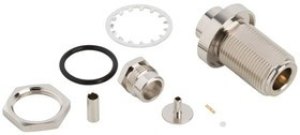 082-6575, RF Connectors / Coaxial Connectors N Straight Crimp Bulkhead Jack 50 Ohm 082-6575, RF Connectors / Coaxial Connectors N Straight Crimp Bulkhead Jack 50 Ohm