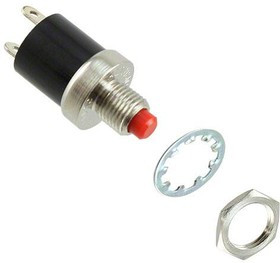 MSP103C04, Pushbutton Switches SPST-NO RED