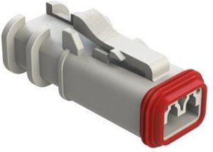 AT06-2S-OMWHT, Automotive Connectors PLUG, 2 SOCKET OVER-MOLDING, WHITE AT06-2S-OMWHT, Automotive Connectors PLUG, 2 SOCKET OVER-MOLDING, WHITE