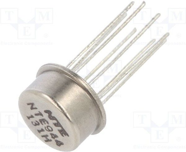 NTE944, IC: operational amplifier; Ch: 1; TO5; ±18VDC