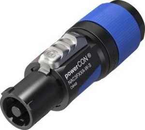 NAC3FXXA-W-S, AC Power Plugs & Receptacles Cable end - powerCON blue / grey XX series - power in (blue) - 60320-1 certified - small chuck fo NAC3FXXA-W-S, AC Power Plugs & Receptacles Cable end - powerCON blue / grey XX series - power in (blue) - 60320-1 certified - small chuck fo
