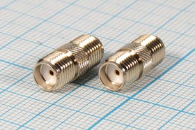 Переходник гнездо SMA - гнездо SMA; №1883 гн SMA-гн SMA