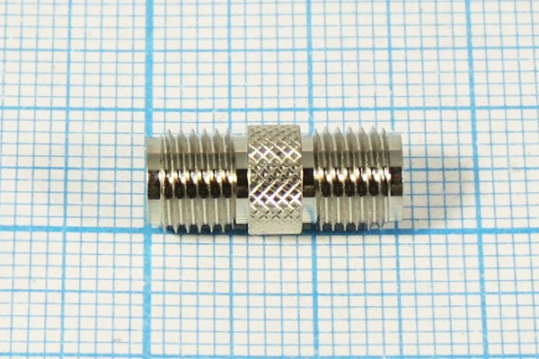 Переходник гнездо SMA - гнездо SMA; №1883 гн SMA-гн SMA