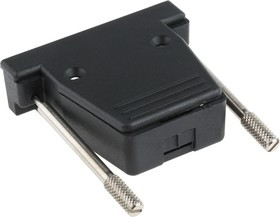 PET D Sub Backshell, 25 Way, Strain Relief