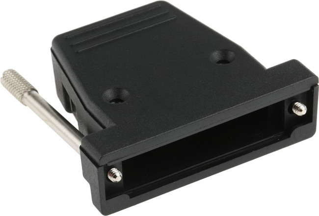 PET D Sub Backshell, 25 Way, Strain Relief