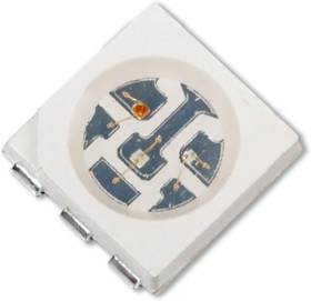 MP008253, Светодиод, Hyper Red, Green, Blue, SMD (Поверхностный Монтаж), 120 °, Круглая с Плоским Верхом MP008253, Светодиод, Hyper Red, Green, Blue, SMD (Поверхностный Монтаж), 120 °, Круглая с Плоским Верхом