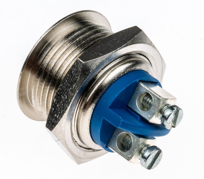 AV0630C910, Push Button Switch, Momentary, Panel Mount, 16.2mm Cutout, SPST, 24/48V dc AV0630C910, Push Button Switch, Momentary, Panel Mount, 16.2mm Cutout, SPST, 24/48V dc