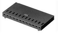 1-102241-4, AMPMODU MOD IV Female Connector Housing, 2.54mm Pitch, 16 Way, 1 Row
