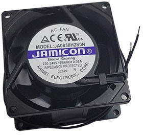 JA0838H2S0N-L, вентилятор 220В 80х80х38мм втулка провода