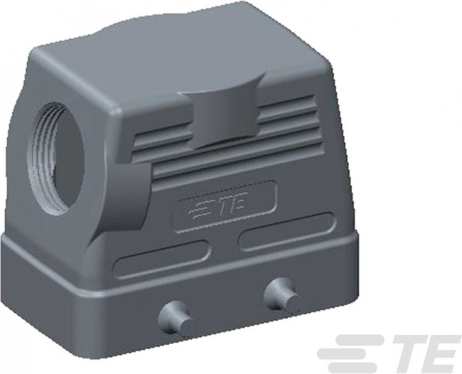 HTS-1-1102101-7, Корпус: для разъемов HDC, HTS, размер 1, Мат-л корп: сплав цинка