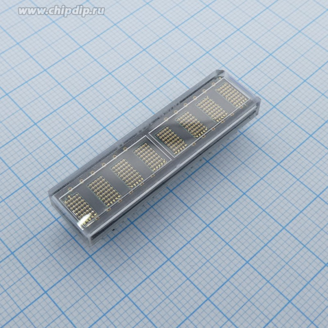 HDSP-2533, HDSP-2533 8 Digit Dot Matrix LED Display, 5 x 7 Dot Matrix Green 7.5 (Typ.) mcd 4.6mm HDSP-2533, HDSP-2533 8 Digit Dot Matrix LED Display, 5 x 7 Dot Matrix Green 7.5 (Typ.) mcd 4.6mm