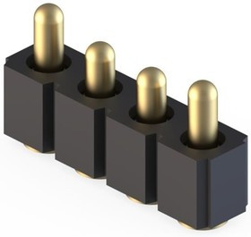 811-22-004-30-022101, Headers & Wire Housings SpringLoaded Con SMT Single Row 4-Pin 811-22-004-30-022101, Headers & Wire Housings SpringLoaded Con SMT Single Row 4-Pin