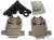 3357-6215-1C, D-Sub Backshells 15P EMI JNCTN SHELL MTALIZD PLASTIC