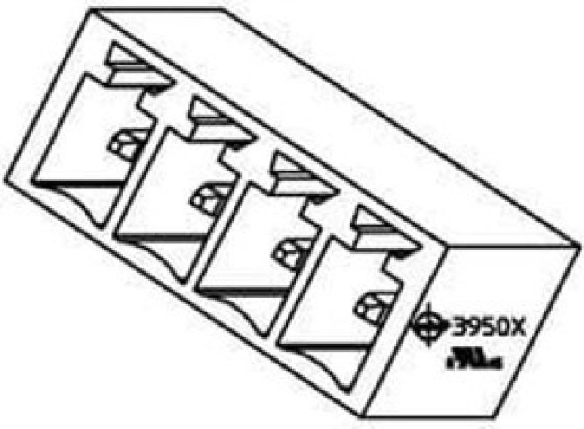 0395011004, Pluggable Terminal Blocks 3.5MM EURO HDR 04P VT CLOSED