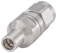 19S132-S00S3, RF Adapters - Between Series SMP Plug to SMA Plug Straight Adapter