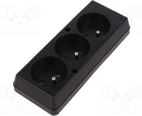 TX-GN-370CZ, Разъем питания AC разветвитель Конфиг.выводов 2P+PE черный