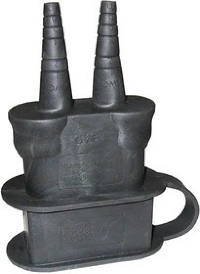 3-6035P1-BK, Heavy Duty Power Connectors SB120 ENVIRONMENTAL BOOT W/ COVER LOAD