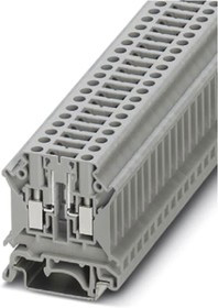 3000604, UK 5 N-TG Series Grey Disconnect Terminal Block, 0.2 6mm², Single-Level, Screw Termination