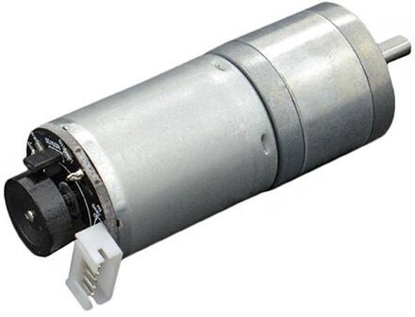 FIT0522, Двигатель DC, с энкодером,с редуктором, 6ВDC, 3А, Ось D профиль