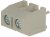 TB-5.0-P-2P/GY, Зажимная рейка для печатных плат, угловой 90°, 5мм, на PCB TB-5.0-P-2P/GY, Зажимная рейка для печатных плат, угловой 90°, 5мм, на PCB