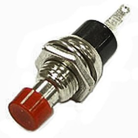 PBS-10B-2 off-(on) красный, Кнопочный переключатель PBS-10B-2, OFF-ON, красный