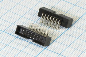 Разъем (IDC) BH2-14R вилка, шаг P2.0x2.0, контакты 14P, на плату, угловой, BH2-14R