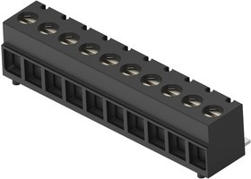 1-2383945-0, Клеммная колодка типа провод к плате, 3.81 мм, 10 вывод(-ов), 28 AWG, 16 AWG, 1.31 мм², Винт