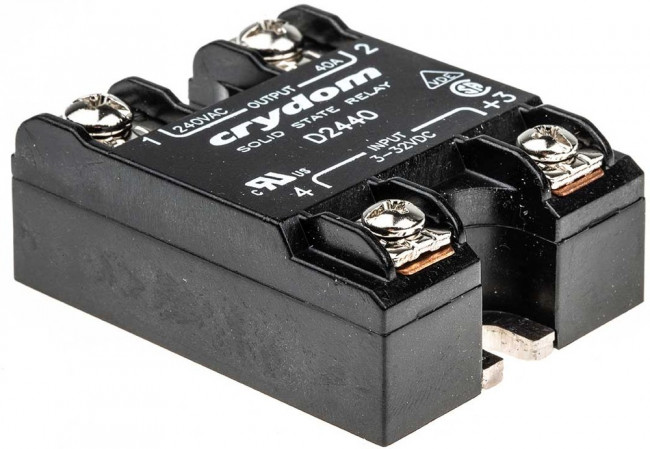 D2440, Solid State Relays - Industrial Mount 40A 240VAC DC D2440, Solid State Relays - Industrial Mount 40A 240VAC DC