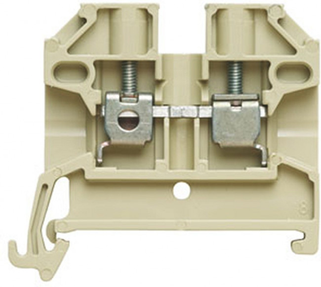 0268860000, SAK Series Beige Feed Through Terminal Block, 2.5mm², Single-Level, Screw Termination