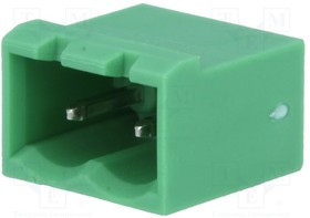 MSTBVA2.5/2G5.0, Разъемный клеммник, 5,08мм, Кол-во полюс: 2, прямой, гнездо, THT