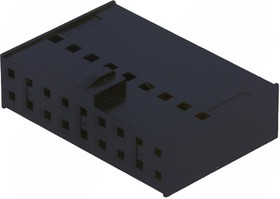 MX-90142-0018, Вилка; провод-плата; "мама"; C-Grid III; 2,54мм; PIN: 18; на провод
