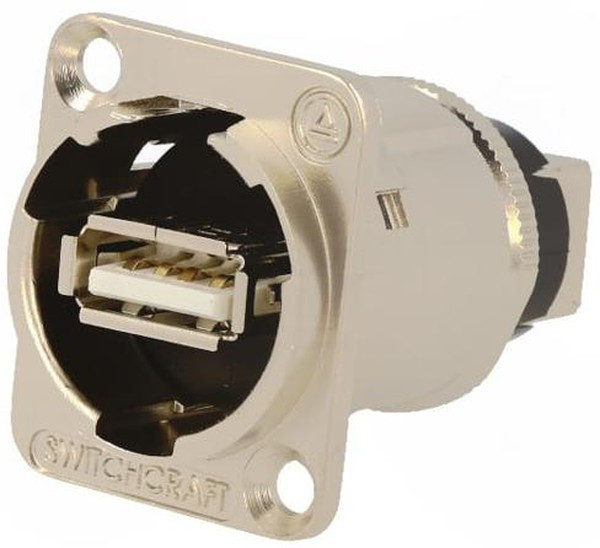 EHUSBABX, USB ADAPTER, TYPE A RCPT-B RCPT, BLACK