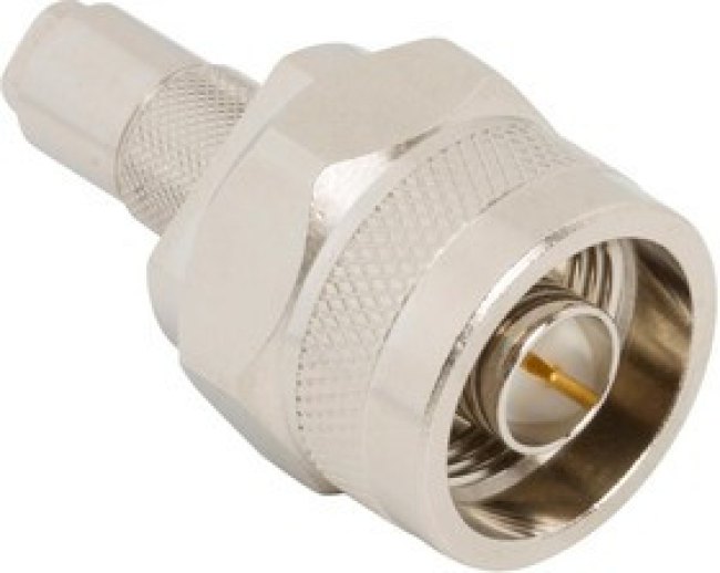 AD-NP1023P-1, RF ADAPTOR, N PLUG-1.0/2.3 PLUG, 75 OHM