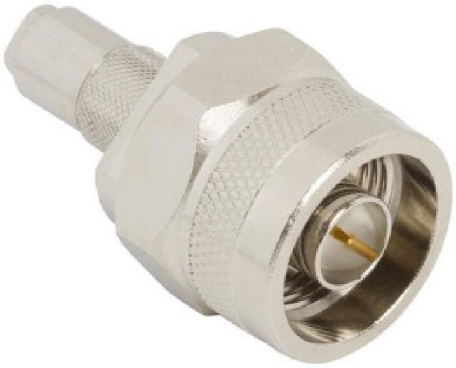 AD-NP1023P-1, RF ADAPTOR, N PLUG-1.0/2.3 PLUG, 75 OHM