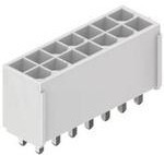 4282-1-0100-14-SP, Conn Wire to Board M 14 POS 4.2mm Solder ST Top Entry Thru-Hole Tray