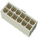 10127820-1822LF, Minitek® Pwr4.2 header, Dual row, Vertical Through hole, Tin plating, Natural Color, 18 positions, Non Glow Wire Compatible