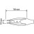 16-0003, Зажим «крокодил» 5 А 56 мм в изоляторе