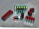 553-0232-400F, LED Circuit Board Indicators Bi-Level European