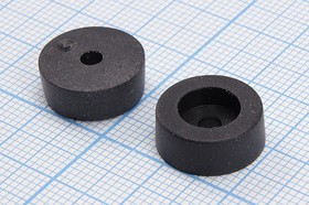 Ножка приборная коническая, ø14 мм, высота 5,5 мм; №4839 ножка прибор 14x6\h-7/отв 3,1\TPE\конус\QFZ1406