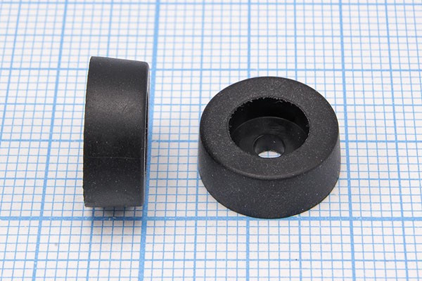 Ножка приборная коническая, ø14 мм, высота 5,5 мм; №4839 ножка прибор 14x6\h-7/отв 3,1\TPE\конус\QFZ1406