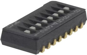 CHS-02A, DIP SWITCH, 2POS, SPST, SLIDE, SMD