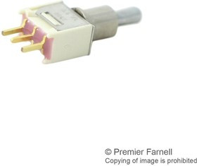 T103MH9CBE, Рычажный переключатель, Вкл.-Выкл.-Вкл., SPDT, Без Подсветки, Серия T, Сквозное Отверстие