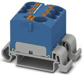 3273726, Terminal Block, Push-In, 7 Poles, 800V, 57A, 0.2 ... 10mm², Blue 3273726, Terminal Block, Push-In, 7 Poles, 800V, 57A, 0.2 ... 10mm², Blue