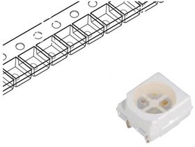 HSMF-A203-A00J1, Standard LEDs - SMD HER/EGrn Bi-Color