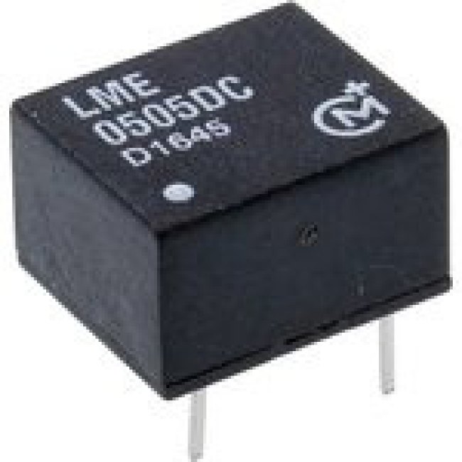 LME0505DC, изолированный DC/DC преобразователь 0.25Вт 5-5В DIP 5V 50mA, Isolated 250mW Single Outpu