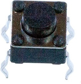 0650HIM-130G-G, кнопка тактовая 6х6 h=5мм (TS-A2PS-130)