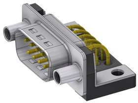 DTS09PYC/2M66UN, D-Sub plug, Plug, DE-9, PCB Pins
