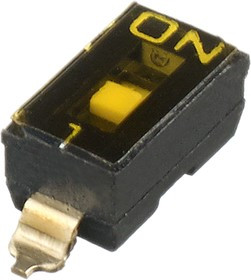 IKD0103000, 1 Way Surface Mount DIP Switch SPST, Recessed Actuator Slide Actuator